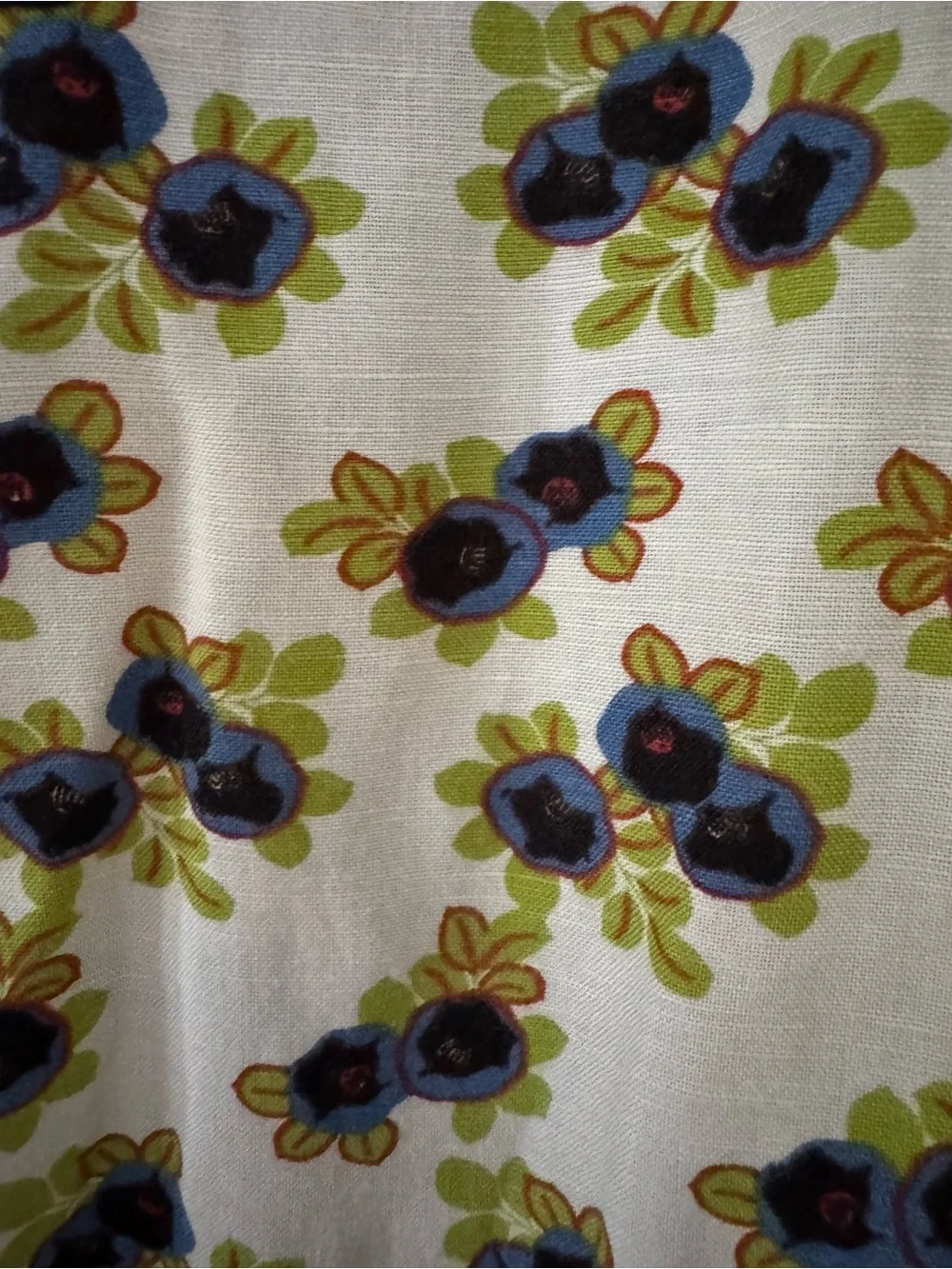 Tory Burch Avalon beach dress xl with blueberries